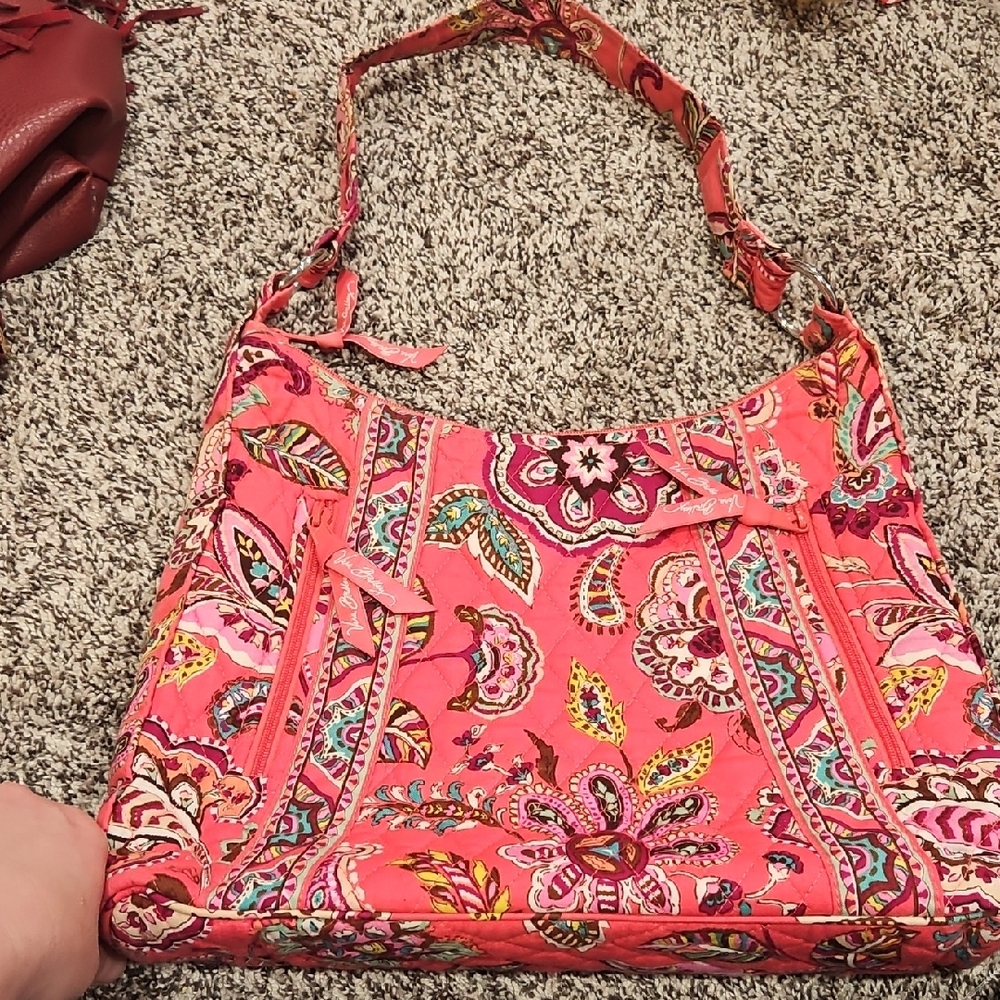 Vibrant Pink Patterned Women's Bag